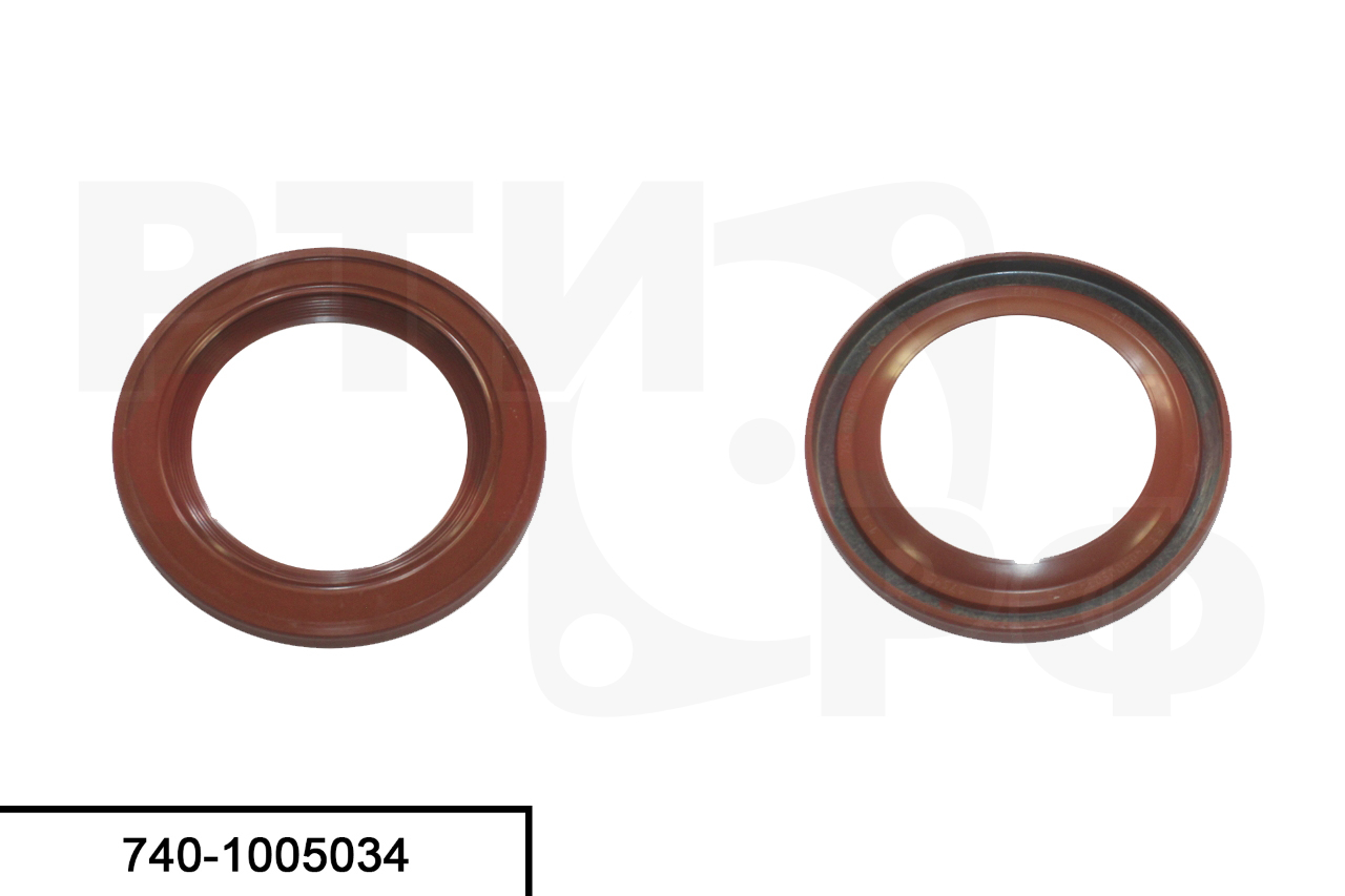 740-1005034 МКВ Манжета коленвала (с конической губой) ФТОР, РТ (75х102х10)